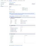 Common usage data tab with all sections (REST API usage, Database tables and JQL functions) expanded.