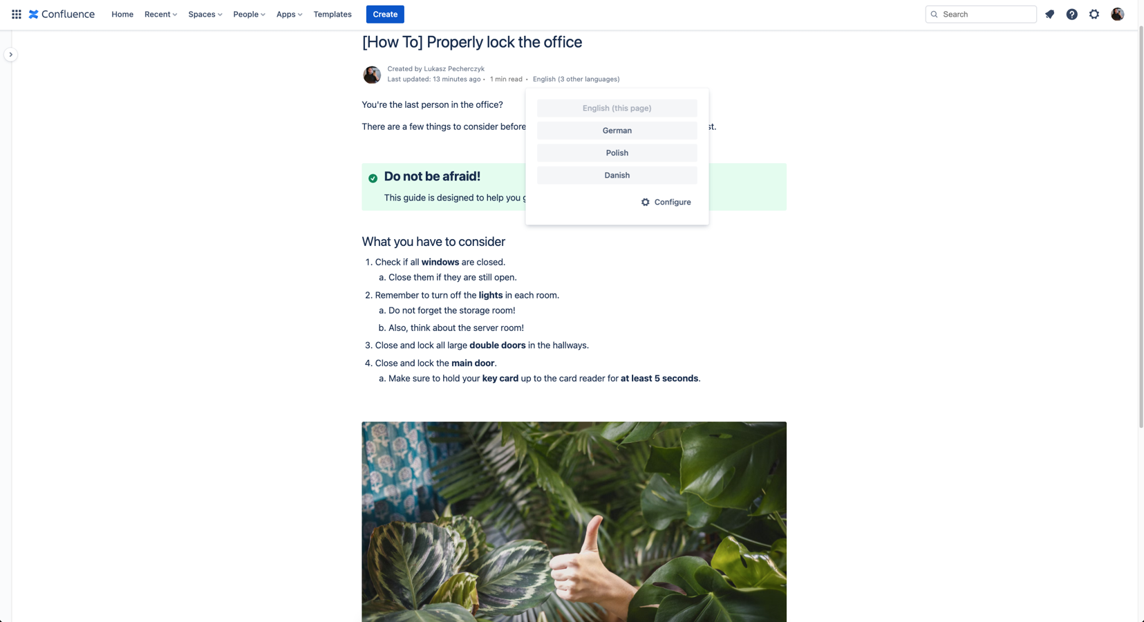 Searching the wiki for content that suits you might be easy, but do you know what’s easier? Having it instantly at hand. Access translations immediately, directly on the page you’re viewing, with just 2 clicks!