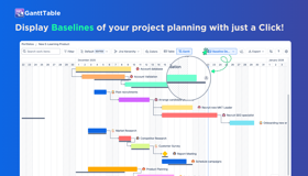 Get the baseline of your project planning