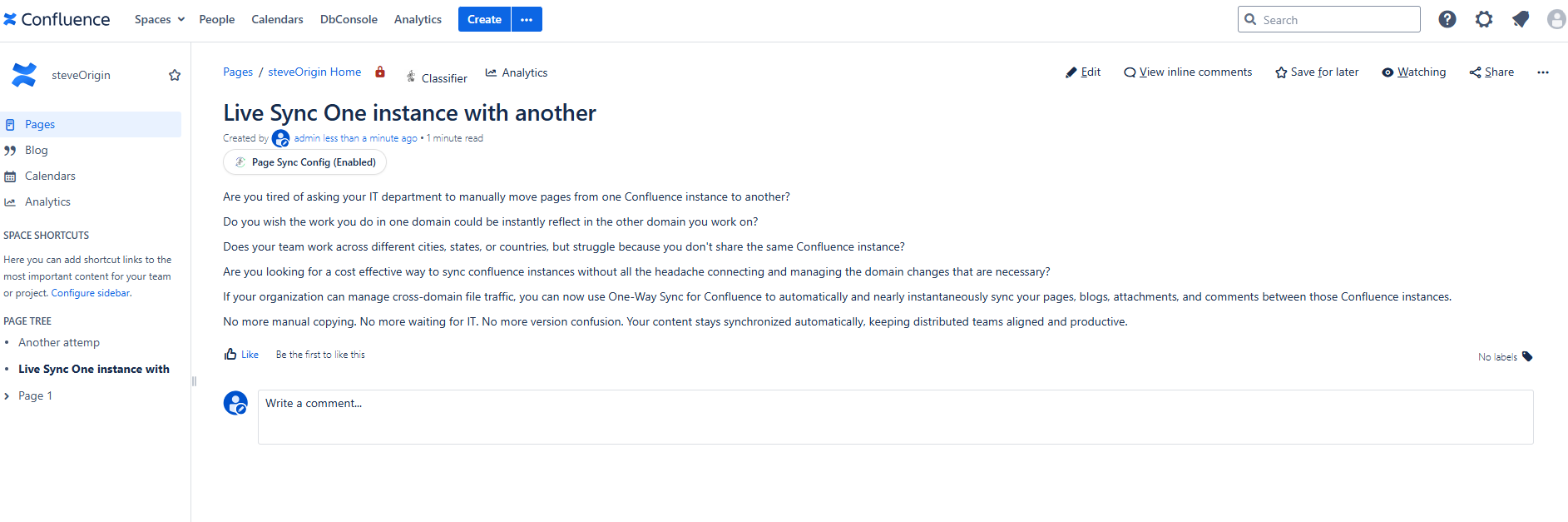 Low cost way to sync across domains, freeing up resources and time to keep your company communicating effectively.