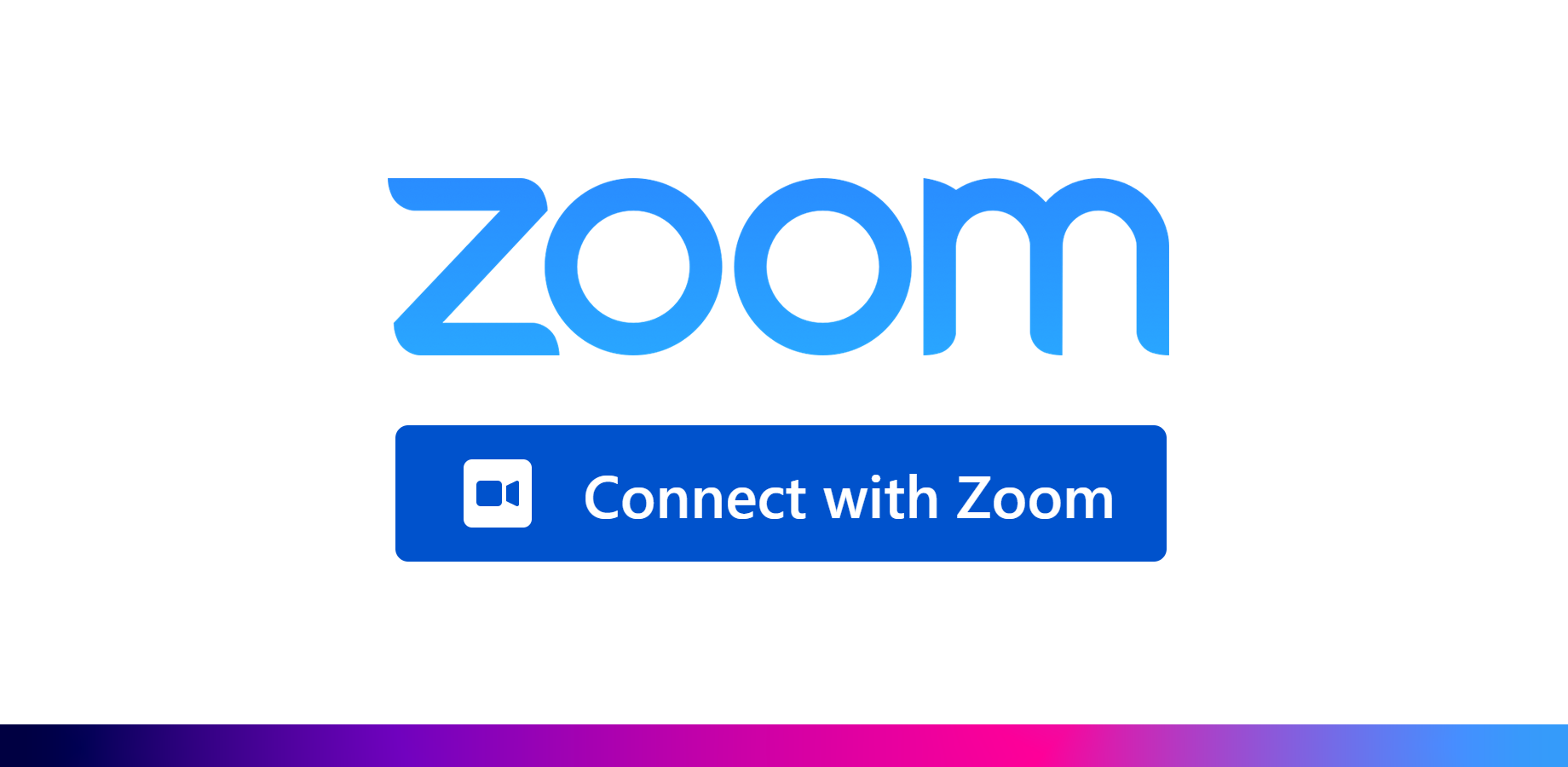 Connect with Zoom integration or paste links