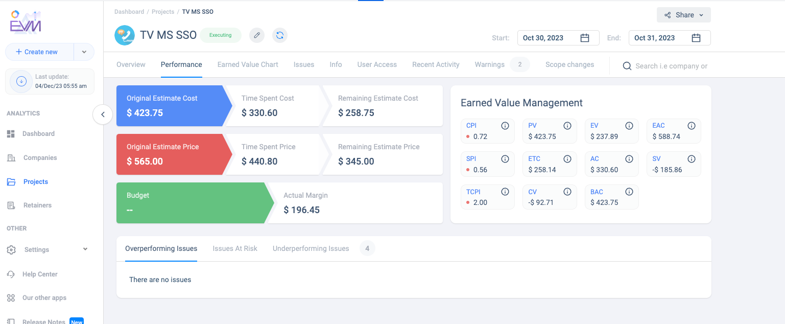 Have control of multiple projects and retainers with a single project manager