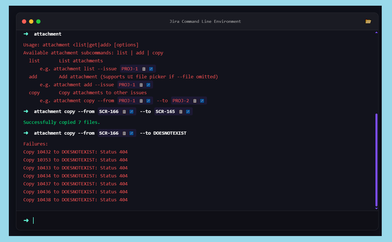 Helpful feedback of the success or fail