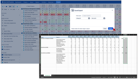 Export assignments by project, resource and period to easily post process e.g. for controlling purposes or to supply customers and stakeholders with relevant data.