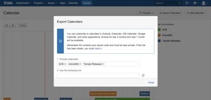 Subscribe to calendars in Outlook, iCalendar, iOS Calendar, Google Calendar. Only copy created link to your application.