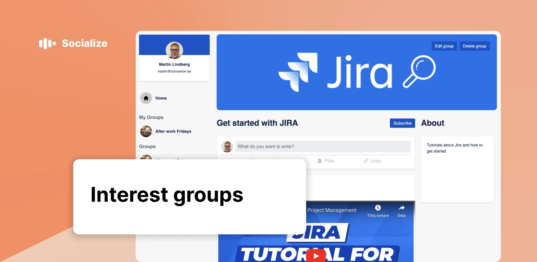 Discover team members who share your interests