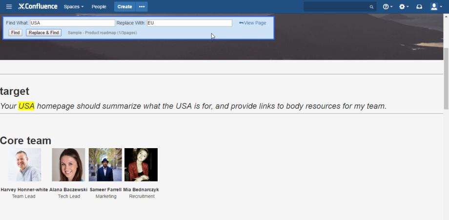 Find and replace interactively, safely