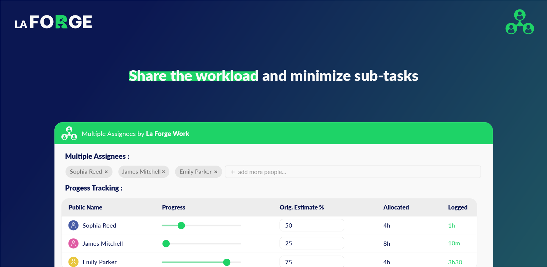 Reduce the workload and boost productivity with Multiple Assignees. This app enables multiple assignees on a single Jira issue, allowing team members to work together more effectively.