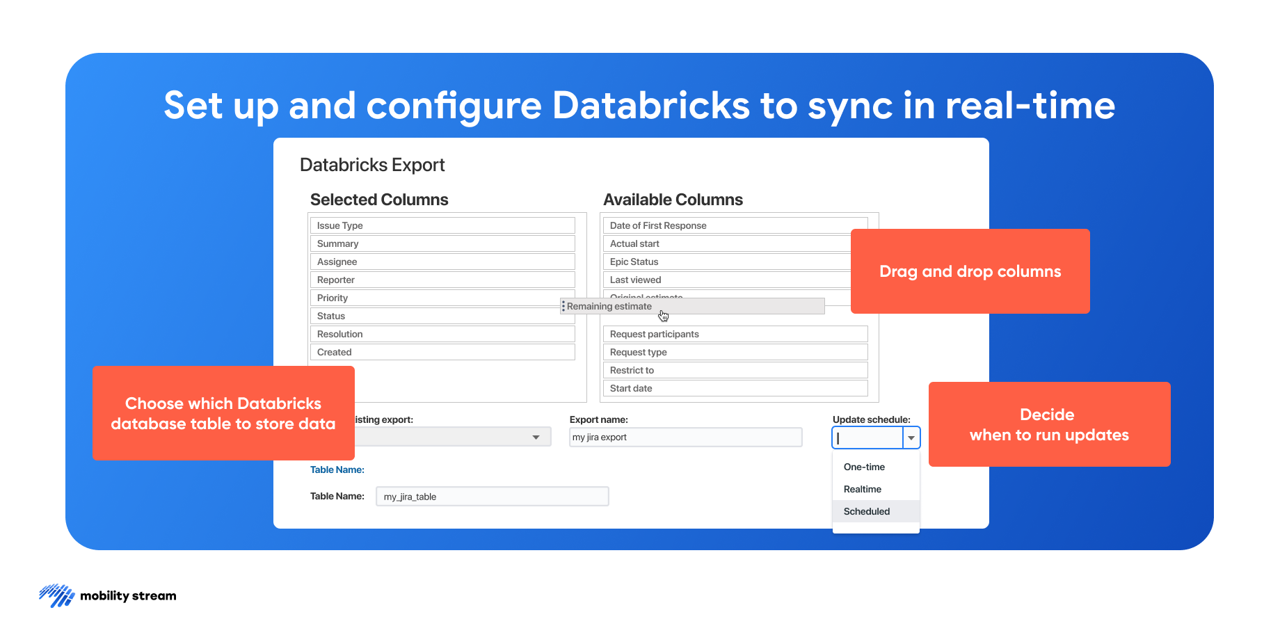Real-time sync to Databricks
