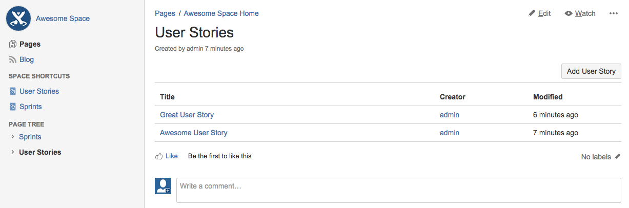 Enjoy the User Story and Sprint Overview