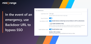 Automatically redirects your users to IDP when they try to log in