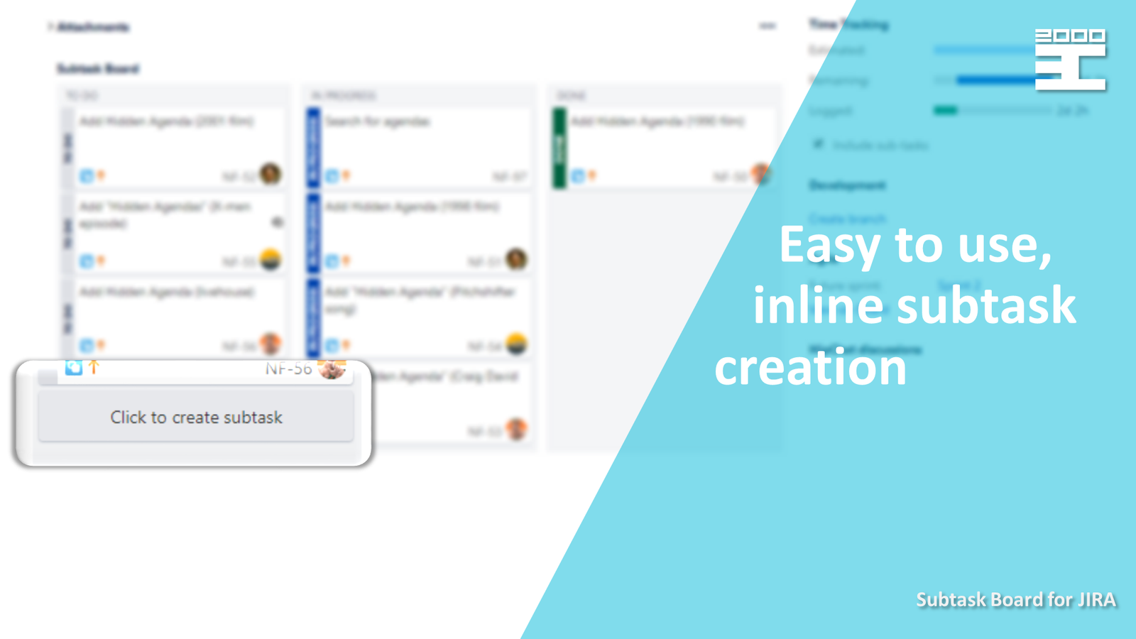 Asynchronous inline subtask creation is allowing for continues subtask creation as fast as you can type them