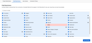 Admin Panel - Field Restrictions