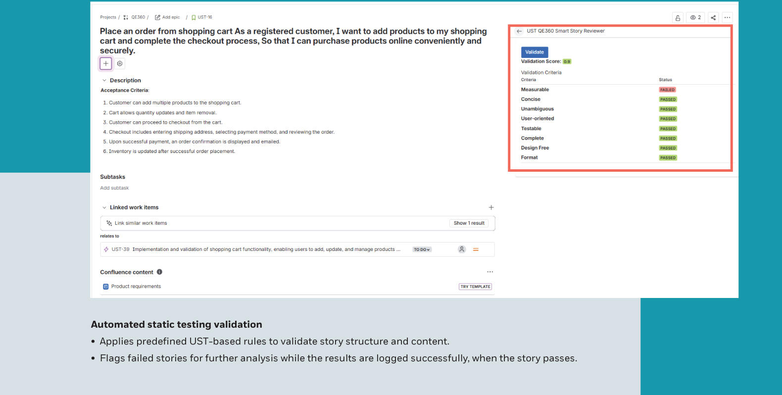 Step 2: Automated Static Testing Validation