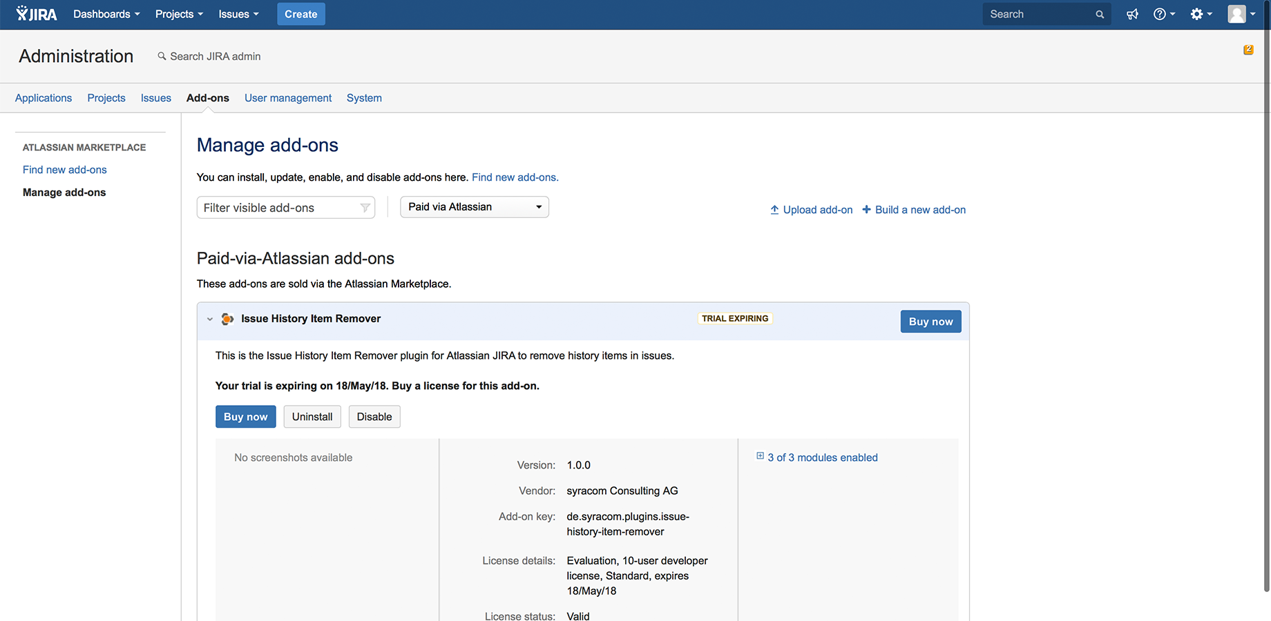 ​Ready to use in a minute: just download and install the "Issue History Item Remover" and you can physically delete any issue history item as administrator without any further configuration.