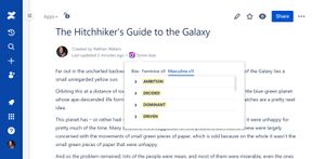 See list of extracted masculine words