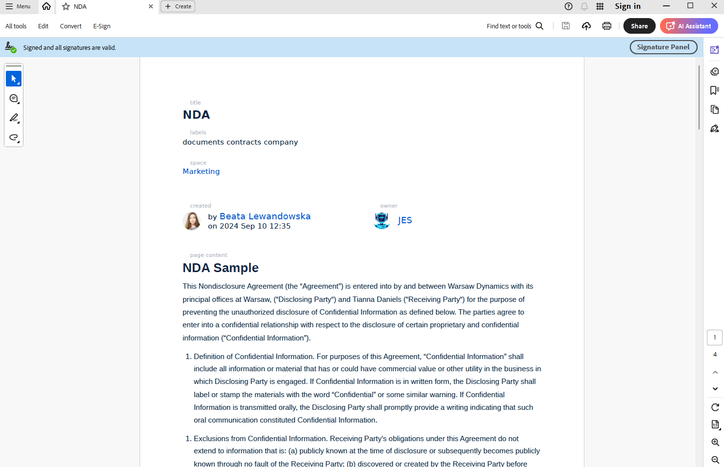 Secure and tamper-proof