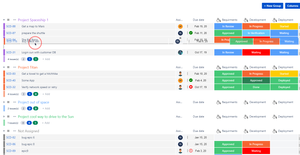 You can change the issues order inside a group and between groups by easily drag and drop them to the wanted location
