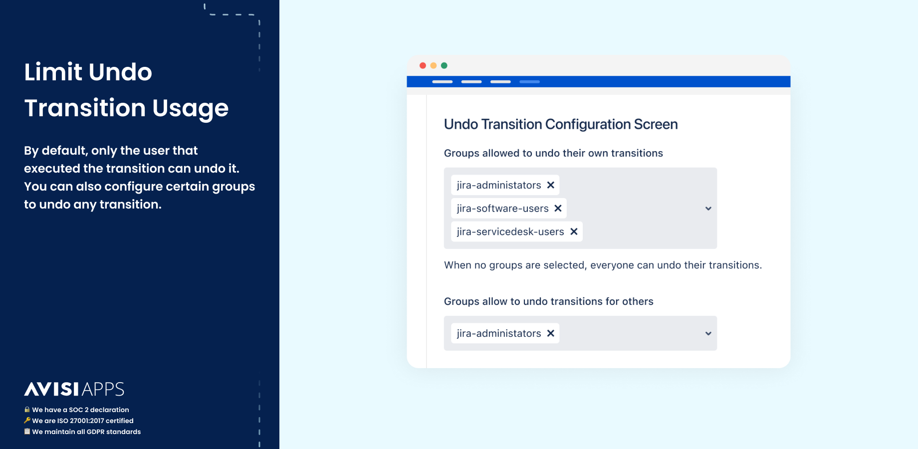 Limit Undo Transition Usage