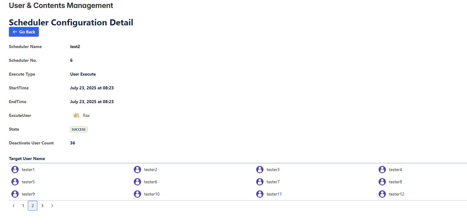 Tracks the inactive users on automation
