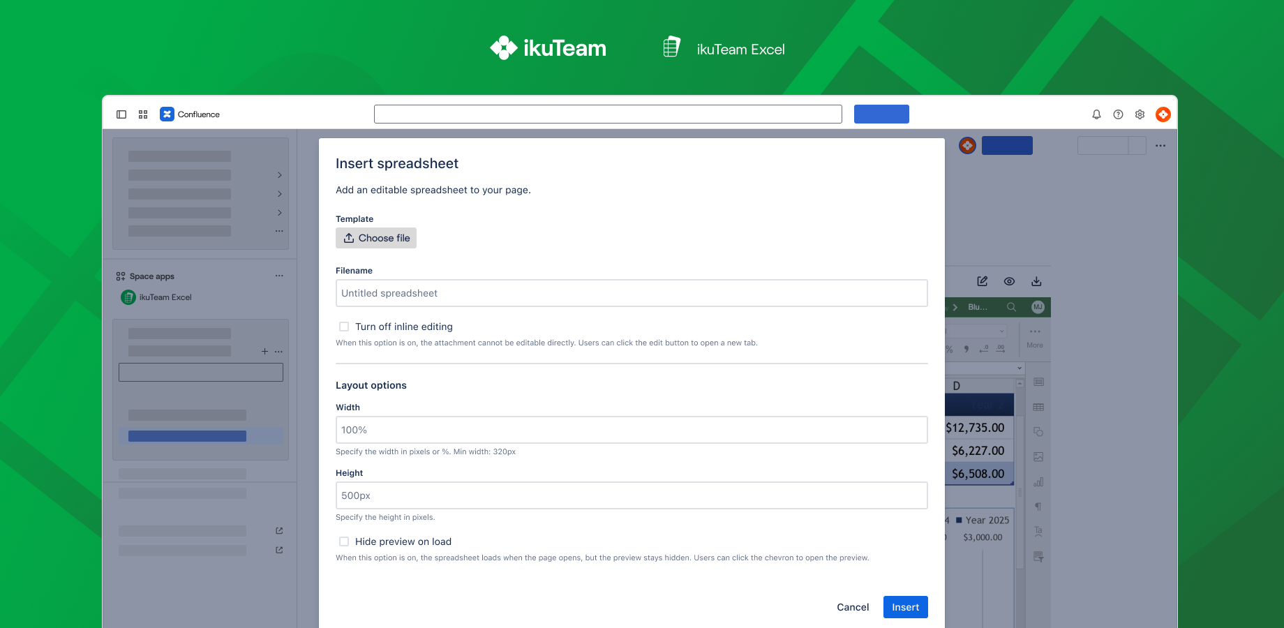 Advanced permissions and layout control