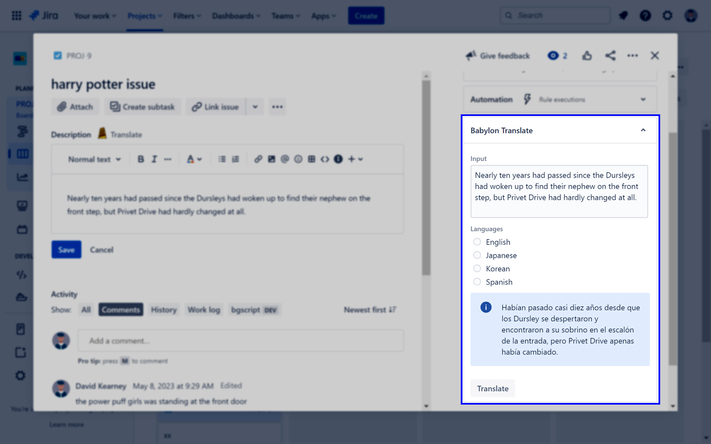 Accururate conversational translation with NLP