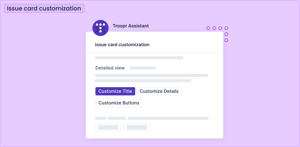 Issue card customization in Slack