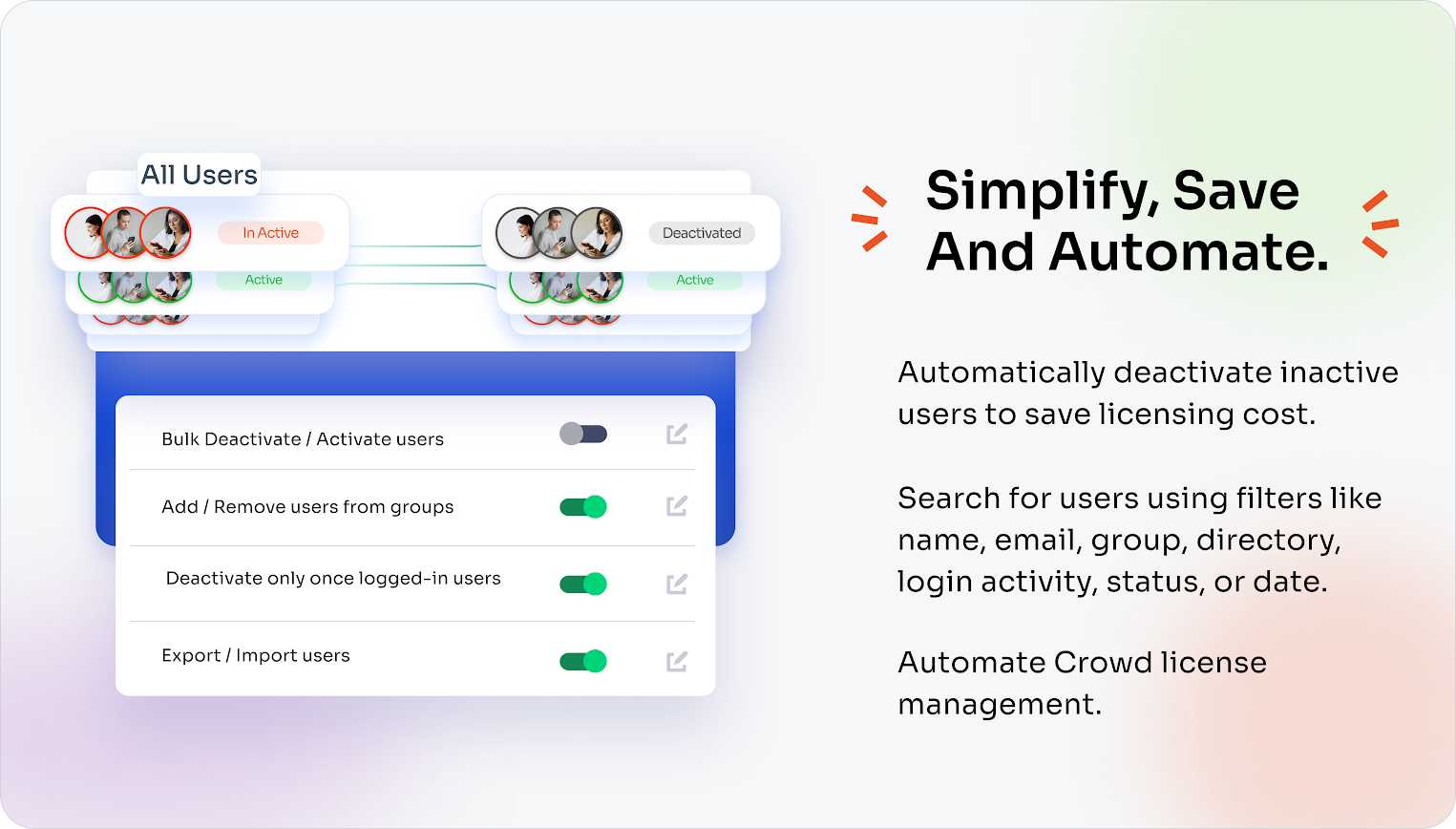 Effortless Export: Choose specific user attributes & export them in CSV format with a single click.

🔃 Streamlined Import: Import users and groups directly using the versatile CSV format.👥​