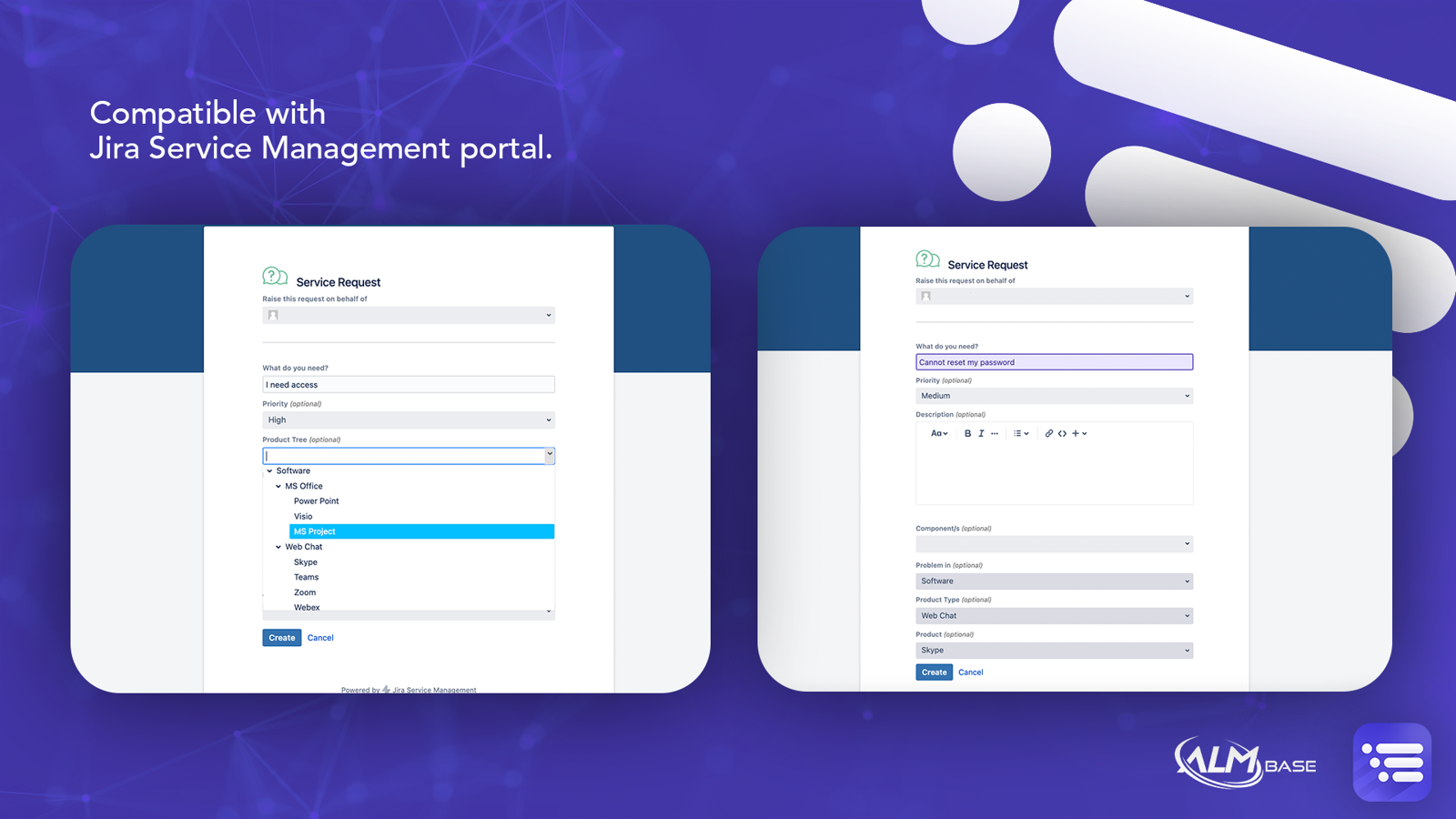 Compatible with Jira Service Management