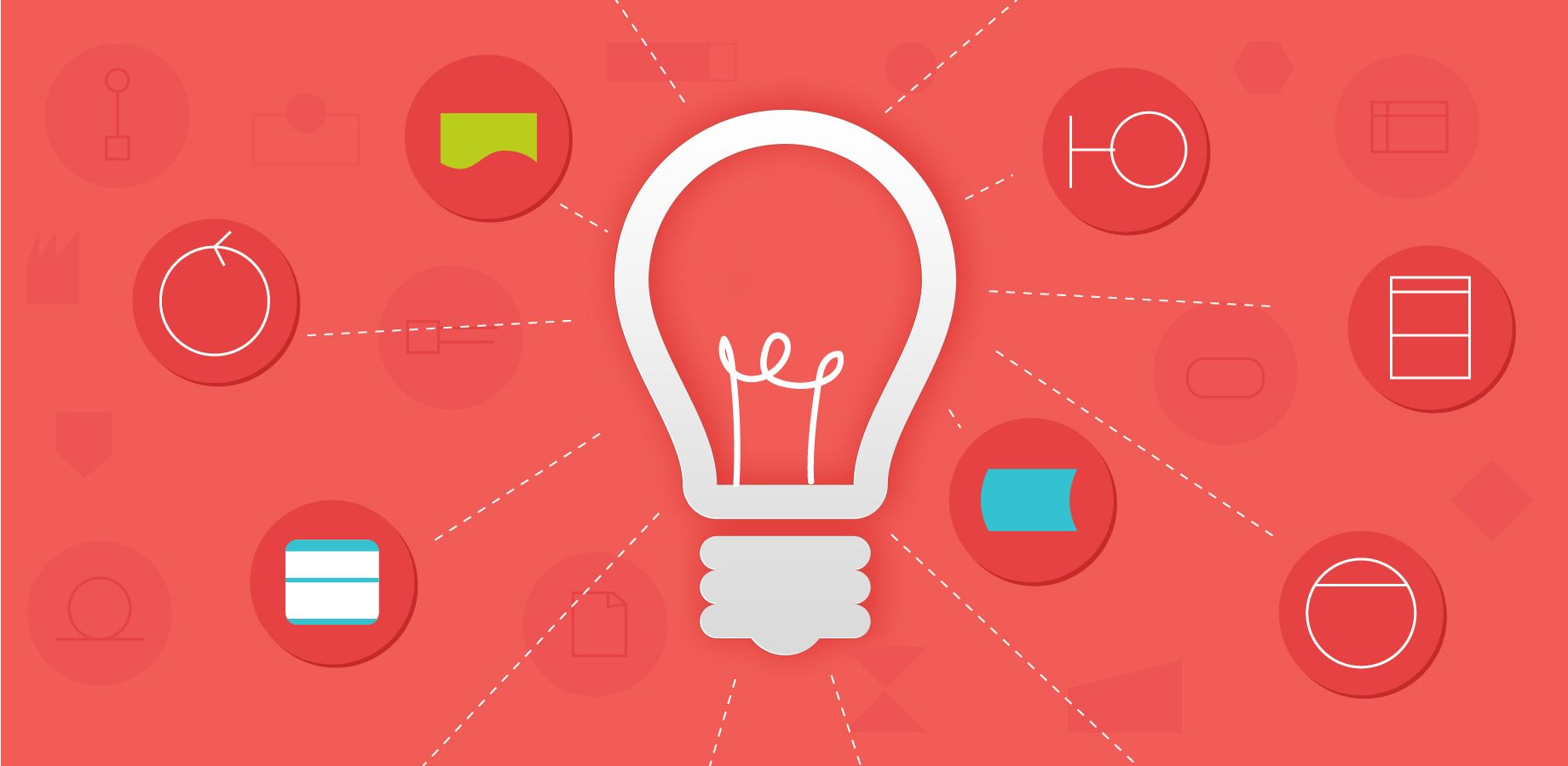 Wireframes, UML, ER Diagrams / Database Diagrams, Mindmaps and more can be drawn at a fraction of the time using our smart shapes.