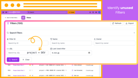 The Filter view lets you search filters by JQL keywords, identify those affected by field or parameter changes, and find unused filters based on last access date - helping you clean up and maintain a healthy filter set.