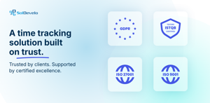 Improve project time data quality with a reliable app built around enterprise-grade security.