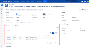 Sinergify Plugin on List view screen