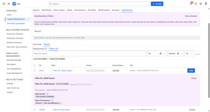 Identify ,in active owners, update owners, delete un-used filters