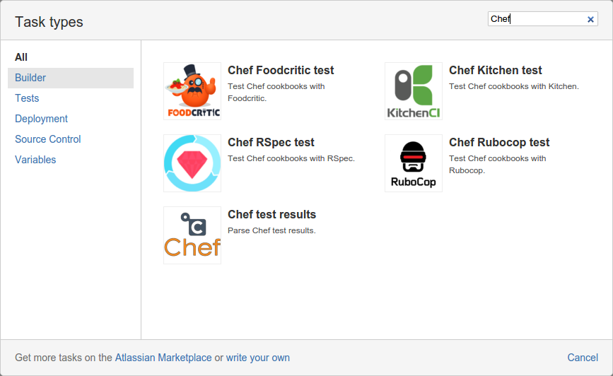 Have some tasks to test your cookbooks