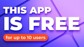 This app is free for up to 10 users.