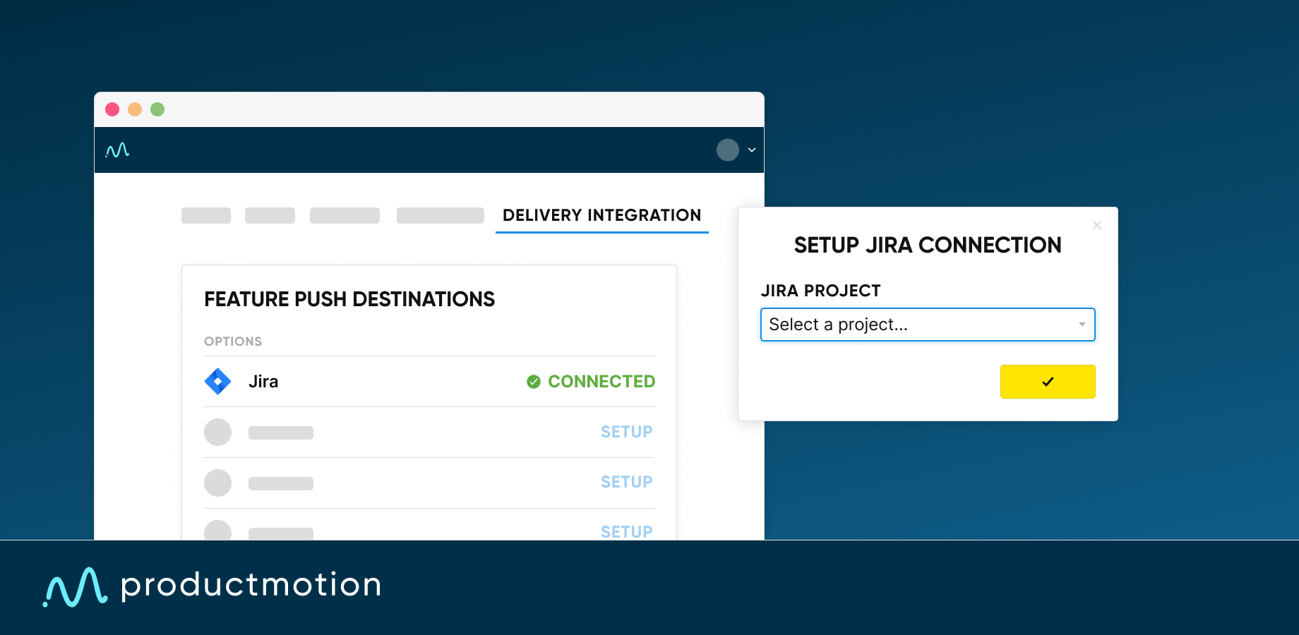 Install the Productmotion / Jira integration app