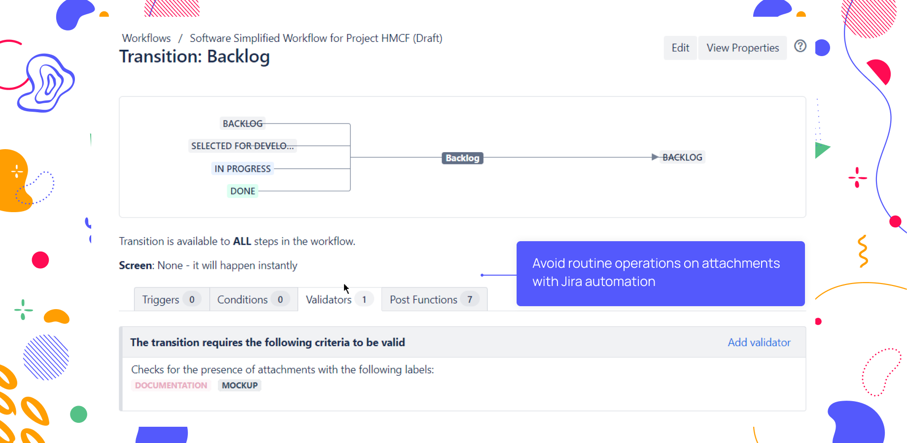 Group your documents and attachments against specific labels and view sets of files united by labels