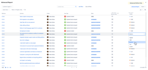 Advanced Edition: edit priority directly on the portal. Admins control who can edit, which field and in which status.