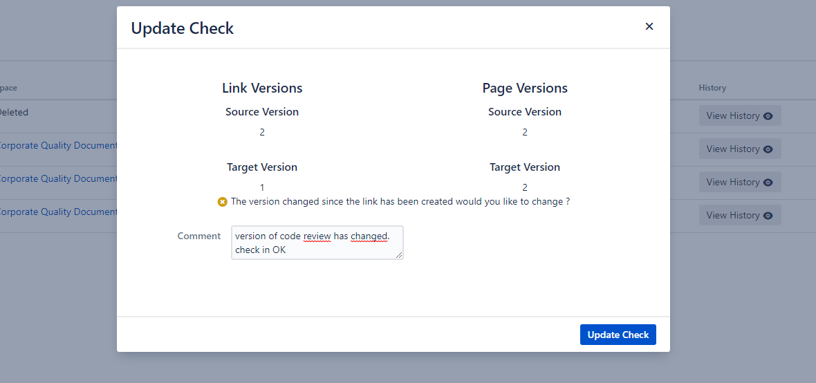 update reference when documentation has changed