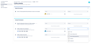 Edit Customfield Permissions | Grant global or context permissions to users or groups. Just type a name and select it in the user dropdown.