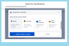 Encrypted PIN protected and ADMIN