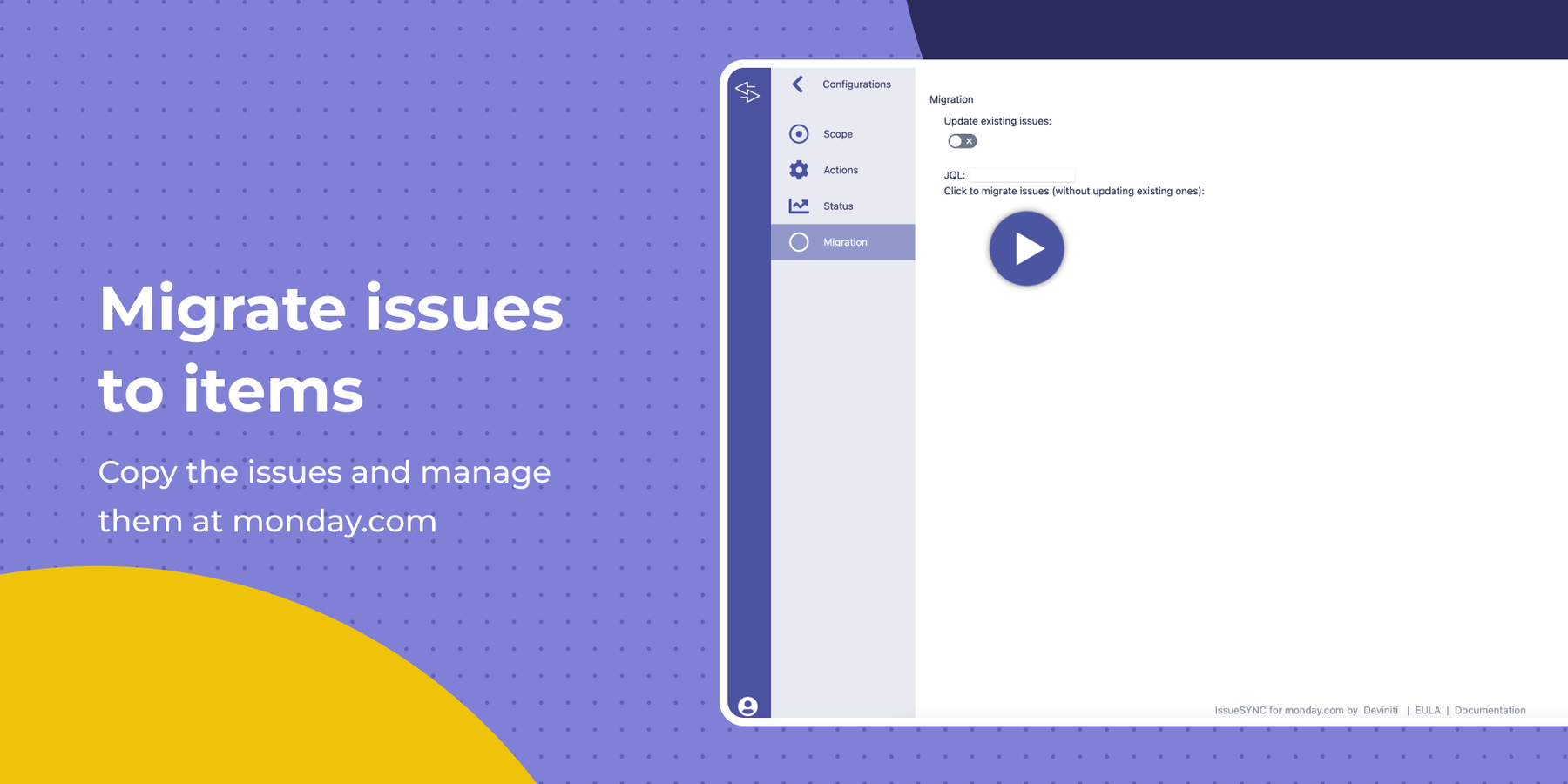 Migrate issues and align your teams in the project