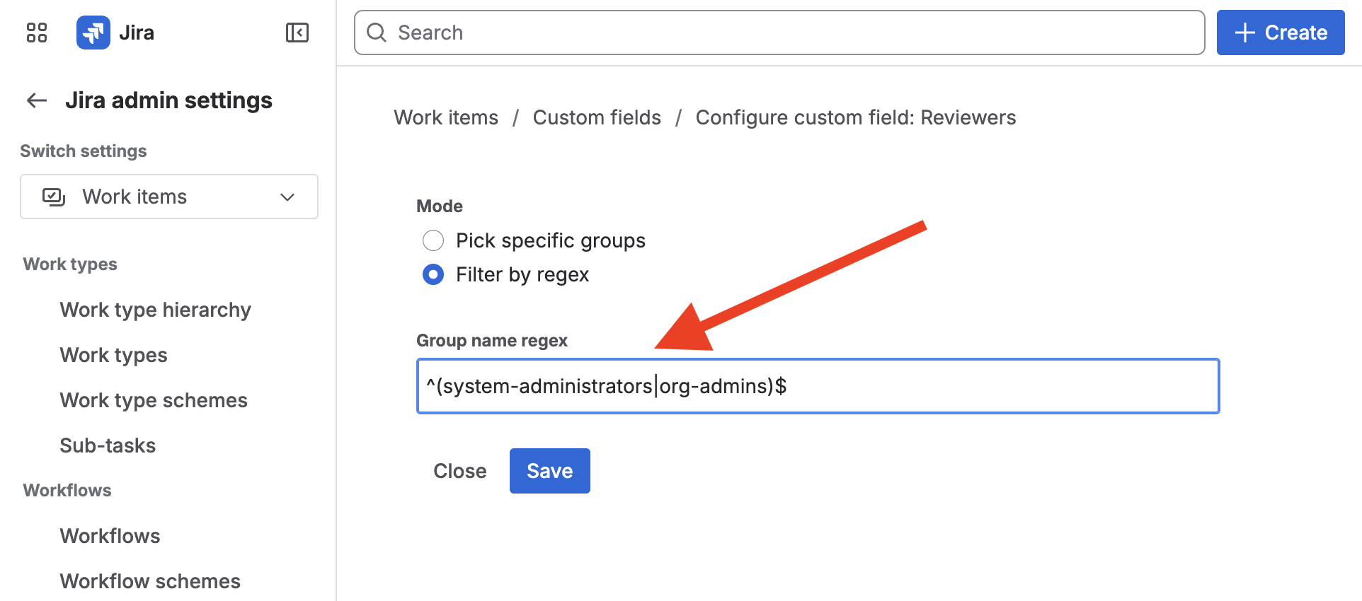 Optionally, match groups with a regular expression