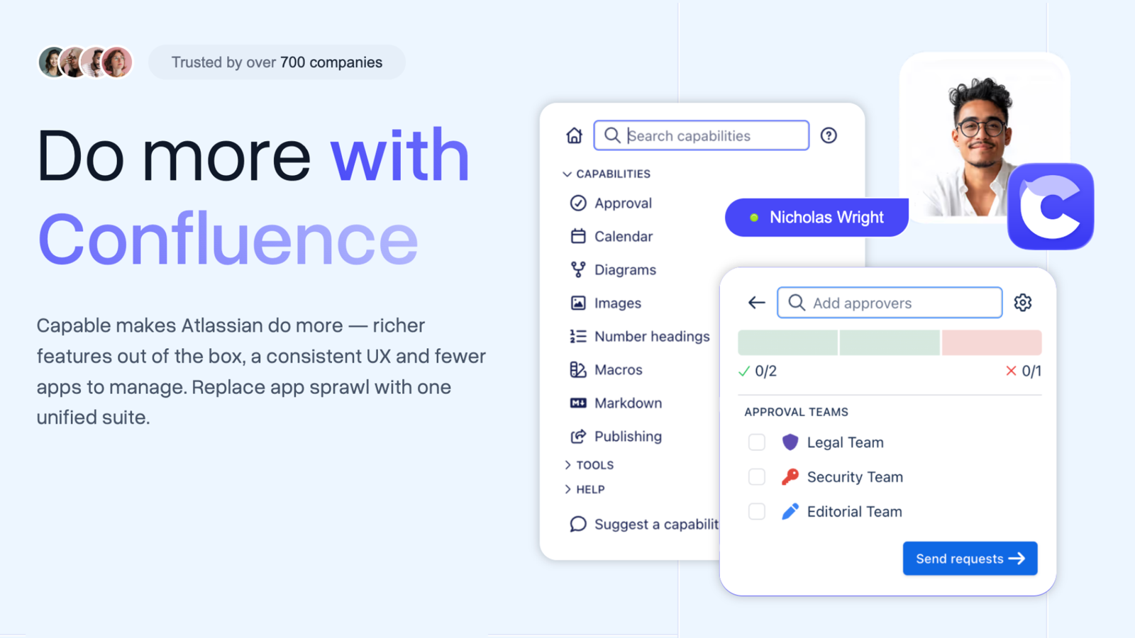 Streamline decisions with approval notifications. Ensure swift approvals via Slack and email. Manage all project dates in one integrated calendar - prevent scheduling conflicts and meet deadlines effectively.