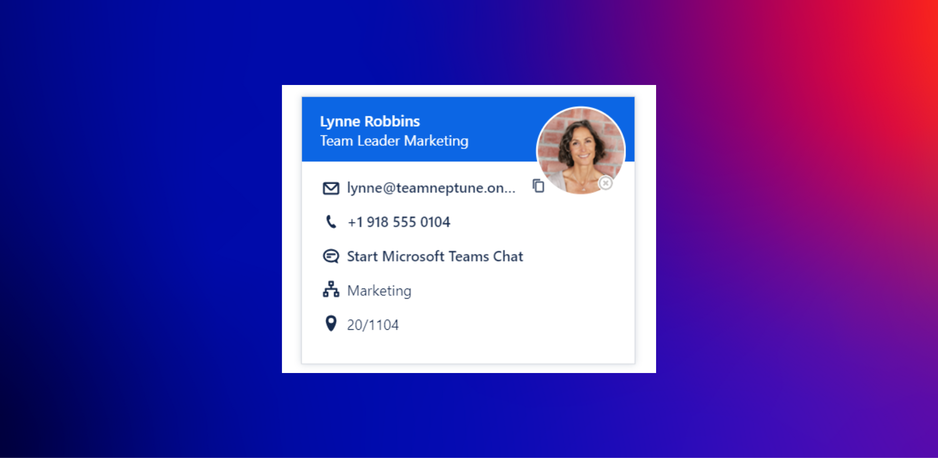 Contact Person Macro