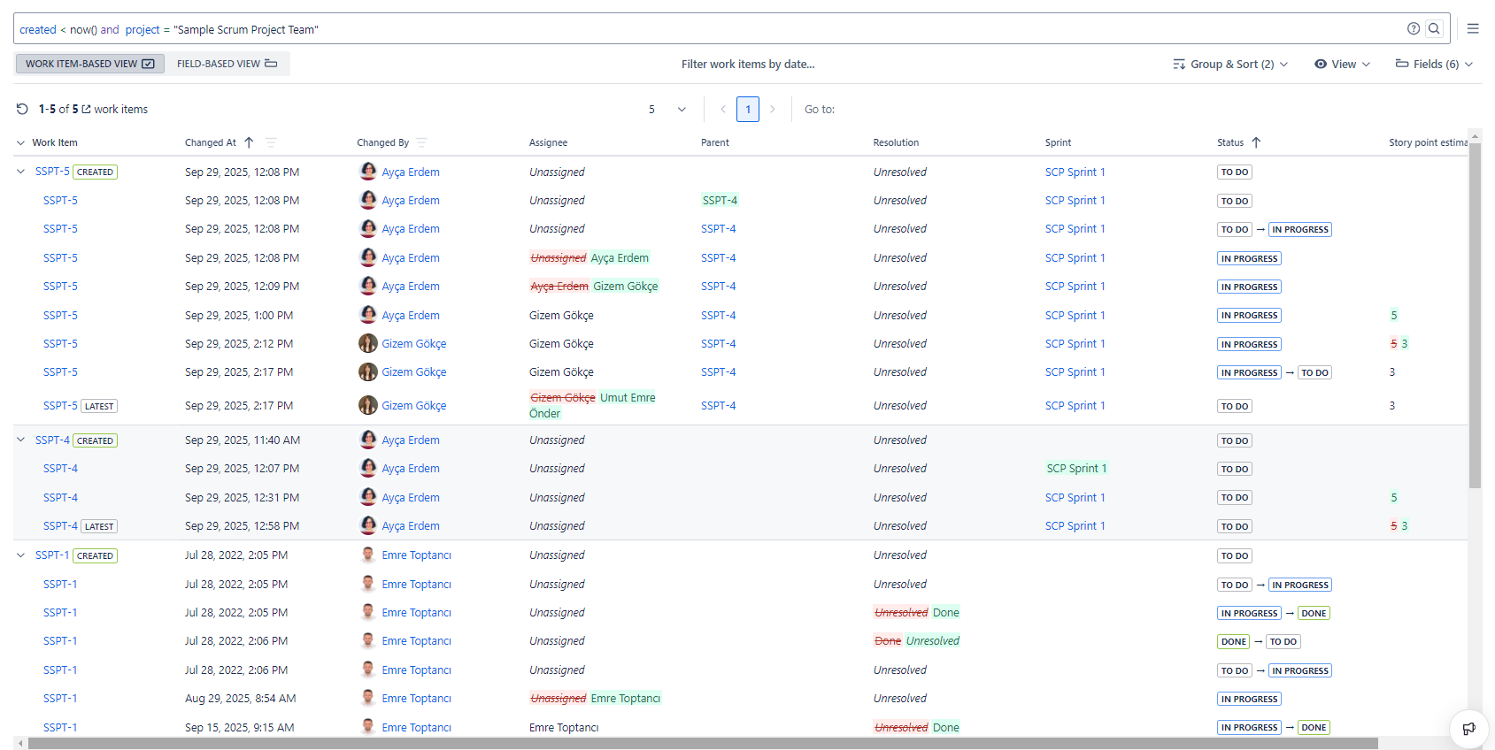 Transform Jira History into a Clear Report