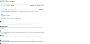 The Test report macro with verdict and sign-off