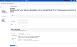 Change app details of several apps more quickly with the bulk edit function.
