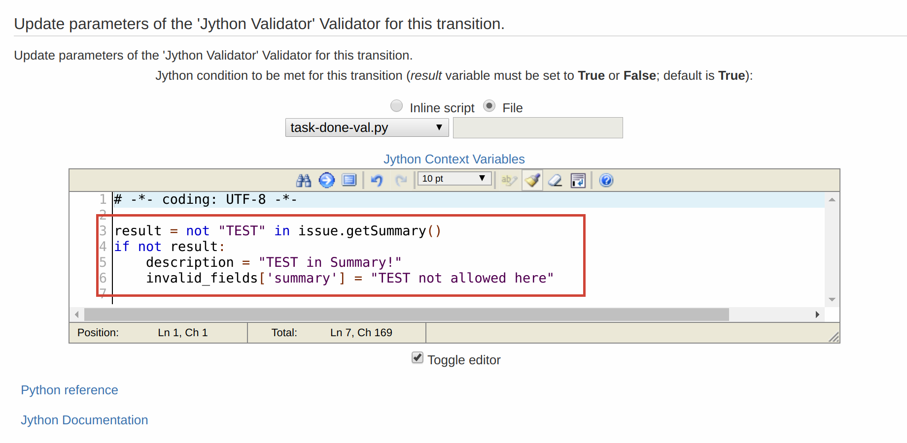 Add Python scripts to workflow